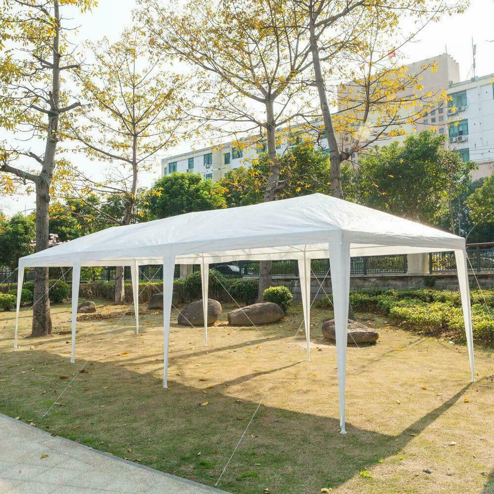 10'x20' Canopy Tent Wedding Party Outdoor Gazebo with 6 Removable Sidewalls for Weddings and Events
