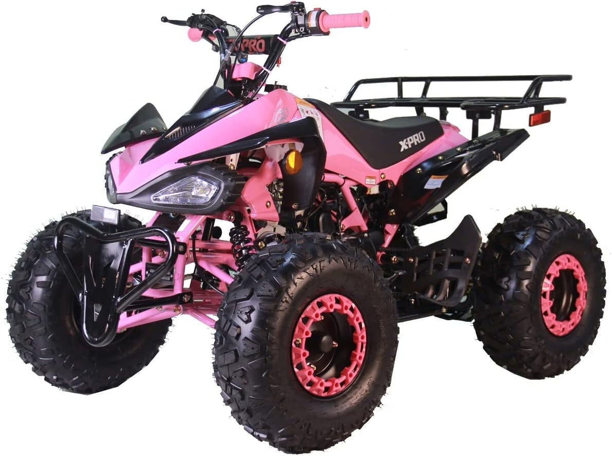 X-Pro Brand New 125cc Gas ATV, Automatic Transmission w/Reverse Remote Control Big 19"/18" Tires
