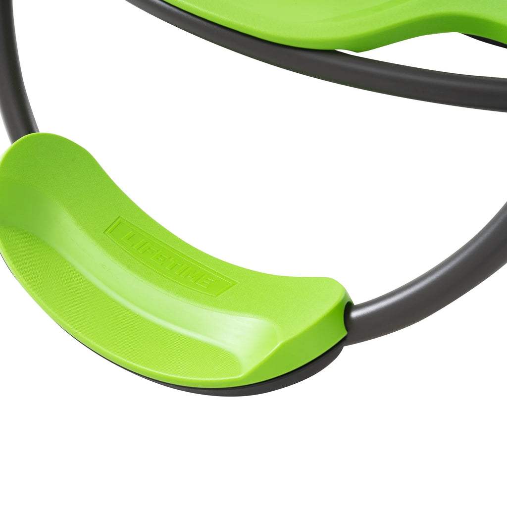 Lifetime Kid's Oval Metal Teeter Totter Seesaw, Lime Green (90993)