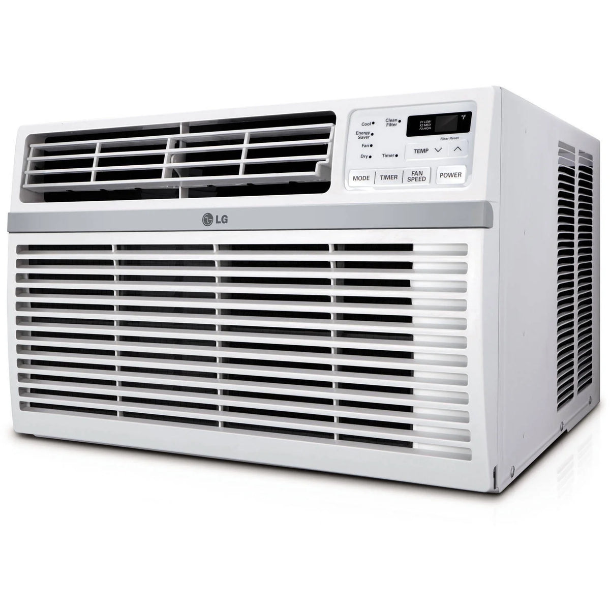 LG 8,000 BTU 340 Sq ft Window Air Conditioner with Remote Control, White, LW8016ER