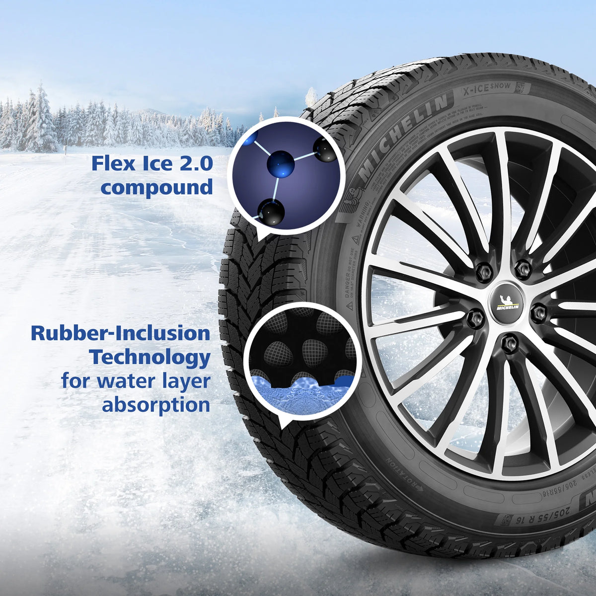 Michelin X-Ice Snow Winter 235/45R18 98H XL Passenger Tire