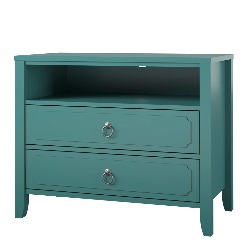 Her Majesty 2 Drawer Nightstand, Mustard Yellow