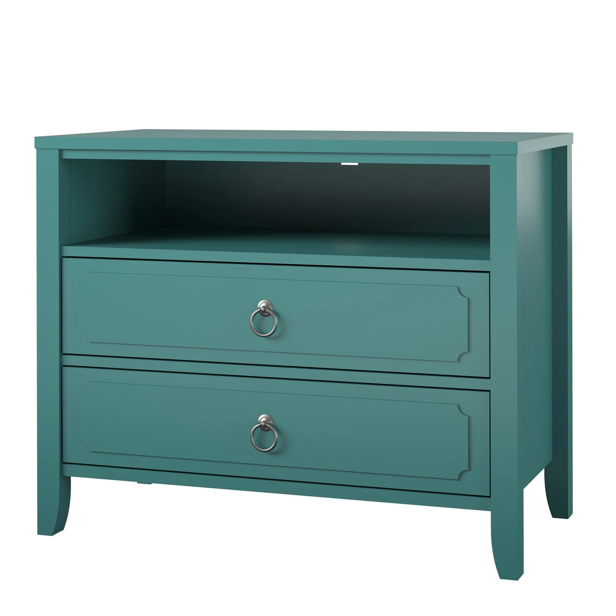 Her Majesty 2 Drawer Nightstand, Mustard Yellow