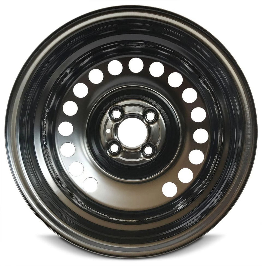 For 2012-2019 Nissan Versa 15 Inch Painted Black Rim - OE Direct Replacement - Road Ready Car Wheel