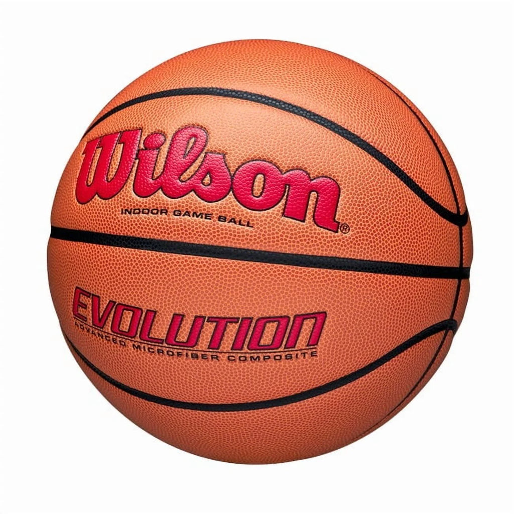 Wilson Evolution Baloncesto de Juego Interior - Negro, Talla 7 - 29,5"