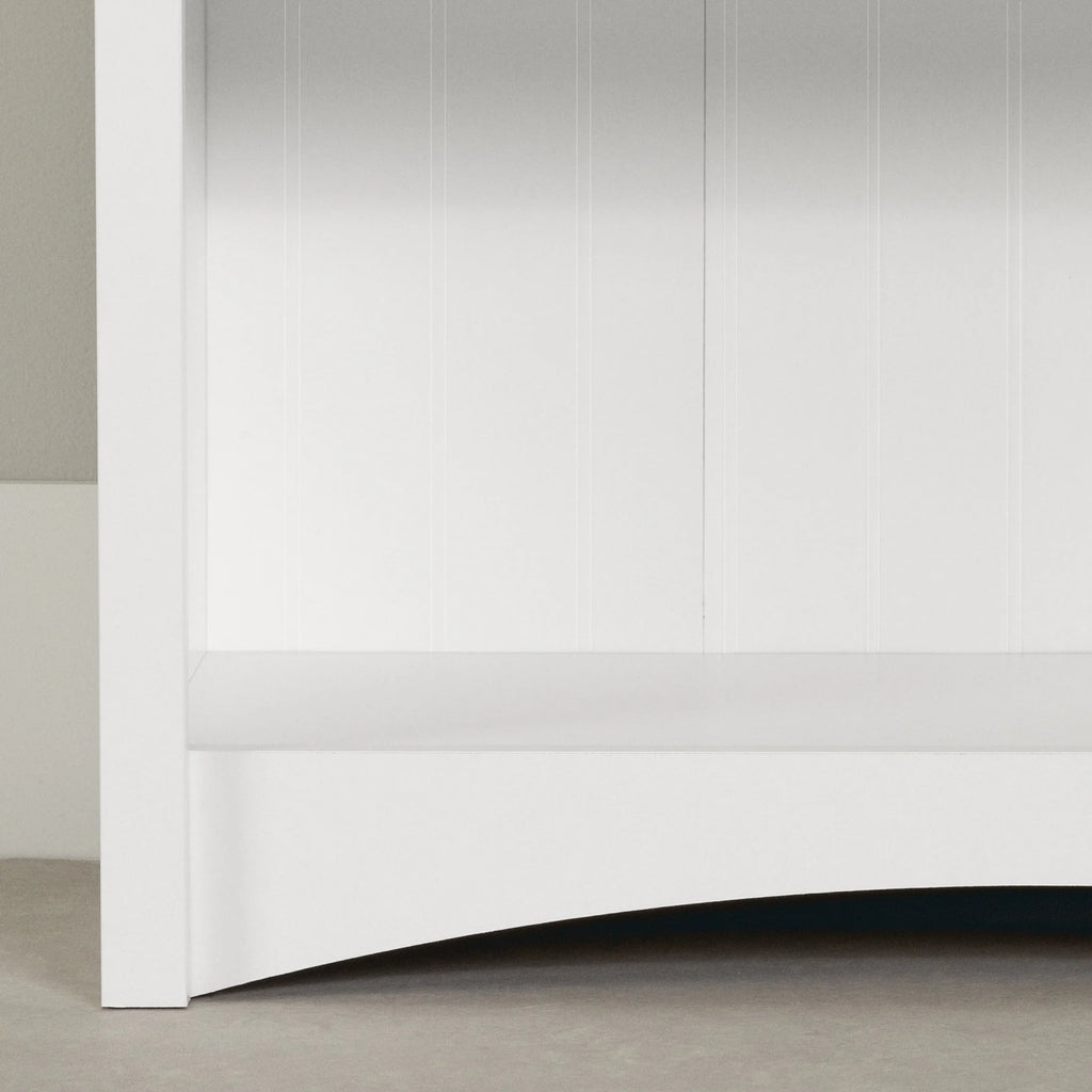 Gascony 4-Shelf Bookcase-Rubbed Black-South Shore