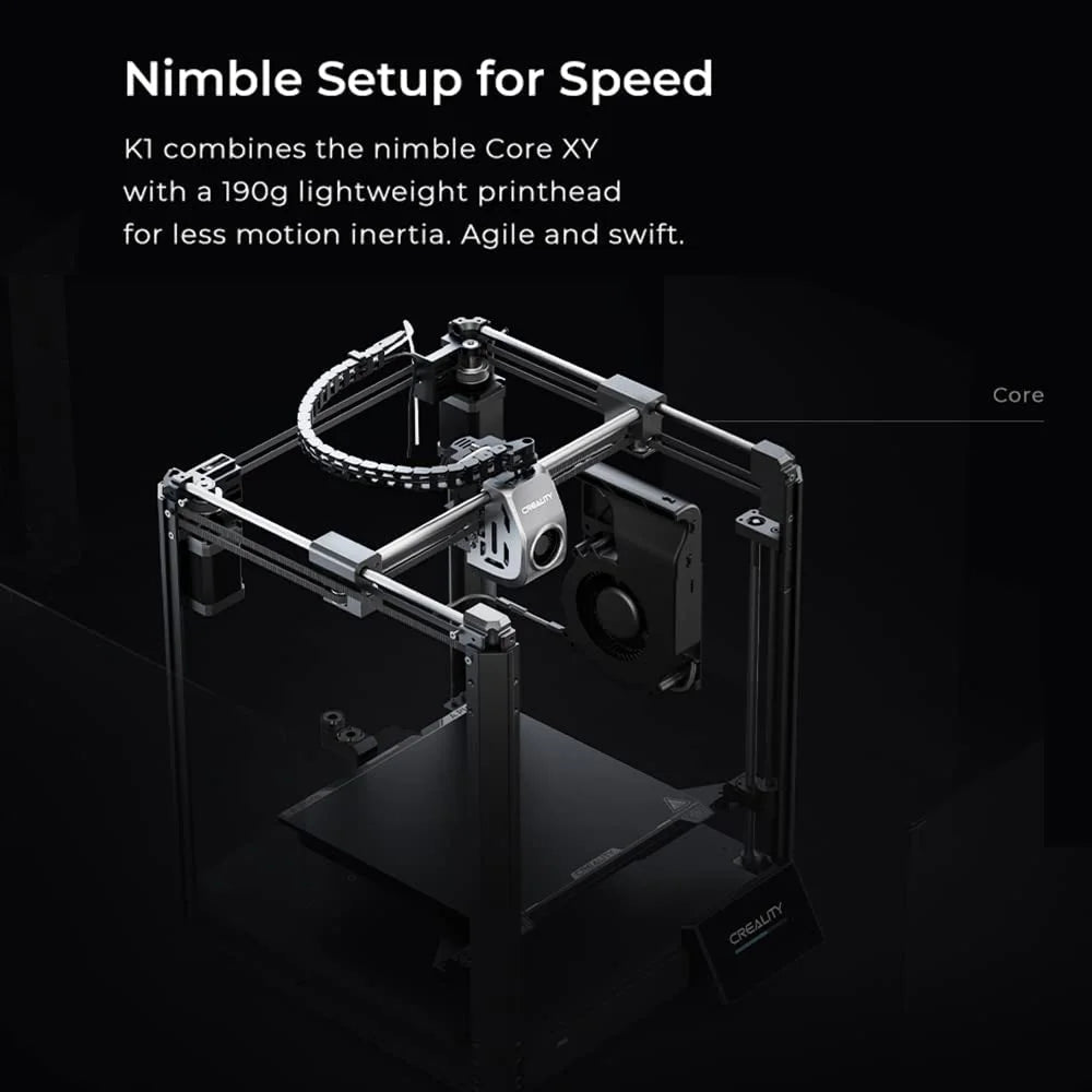 Comgrow Creality Smart G Auto Leveling 3D Printer with Dual-Gear Extruder, PLA ABS FLEXIBLE 250mm