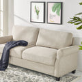 Zinus Josh 2-Seater Loveseat, Beige