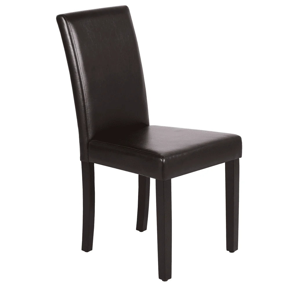 Topeakmart Dining Chair, Set of 4, Brown