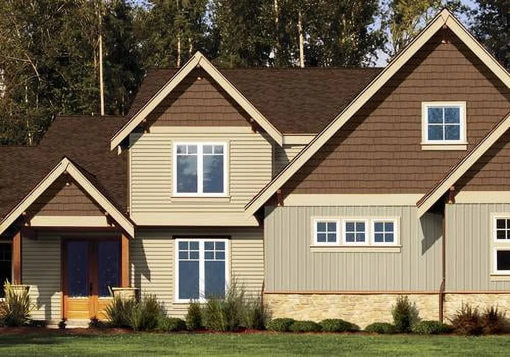 CertainTeed Cedar Impressions Perfection Double 7 Inch Staggered Shingle Siding (1/2 Square)