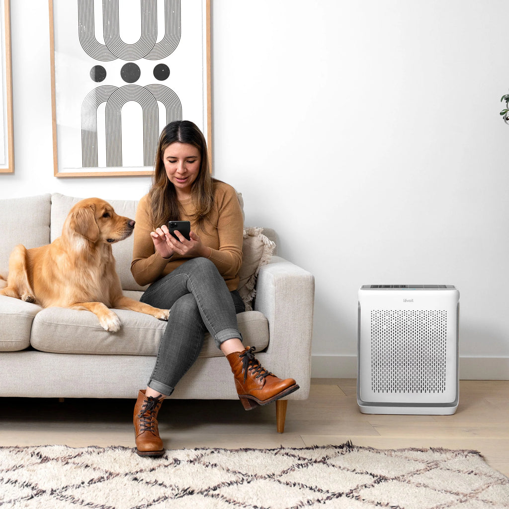 Levoit Vital 200S Smart True HEPA Air Purifier, Filters 0.3-Micron Airborne Particles, Traps Dust, Smoke, Odors, Pet Dander, Auto Mode, 380 sq ft Coverage