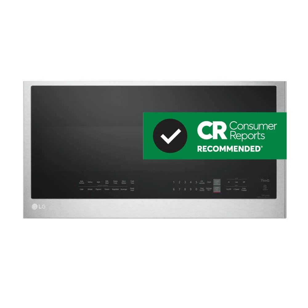 LG MVEL2033F 2.0 Cu. Ft. Stainless Steel Over-the-Range Microwave