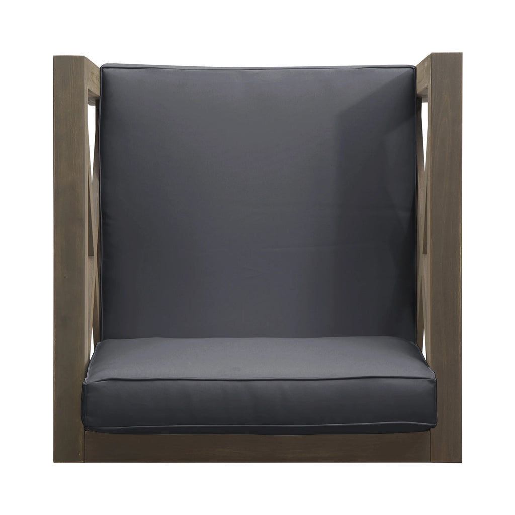 Outdoor Acacia Club Chairs