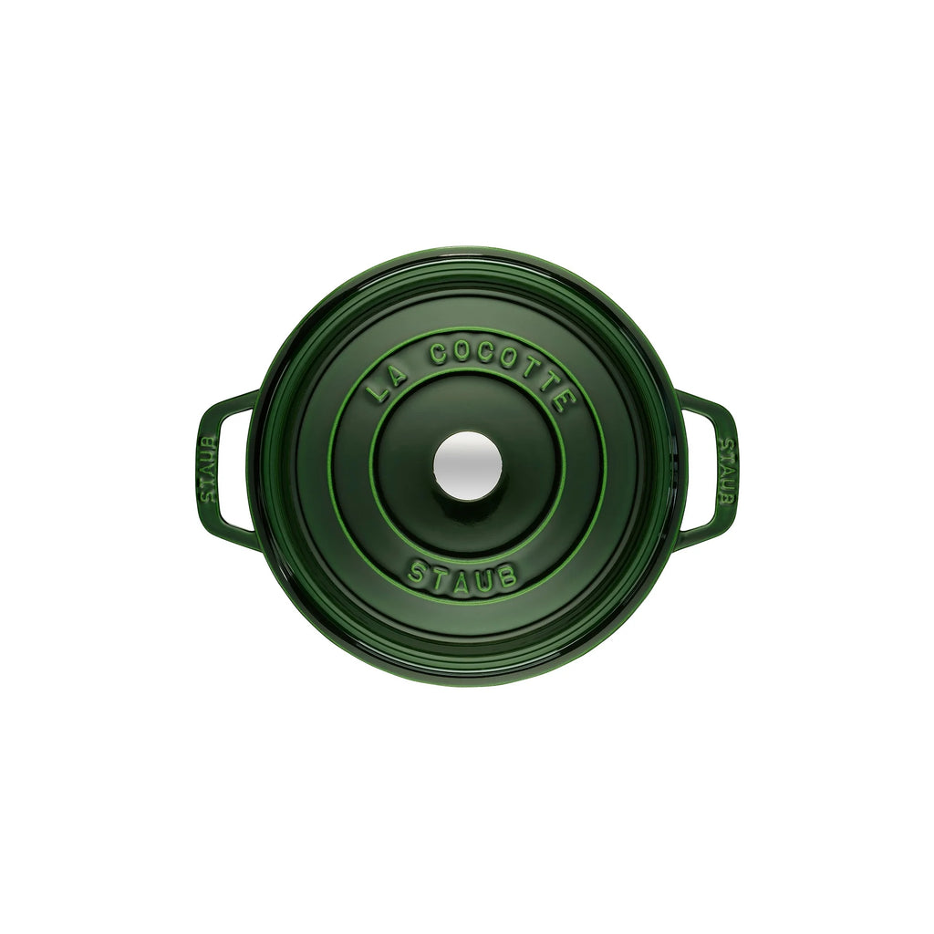 Staub Cast Iron 7-qt Round Cocotte - Grenadine