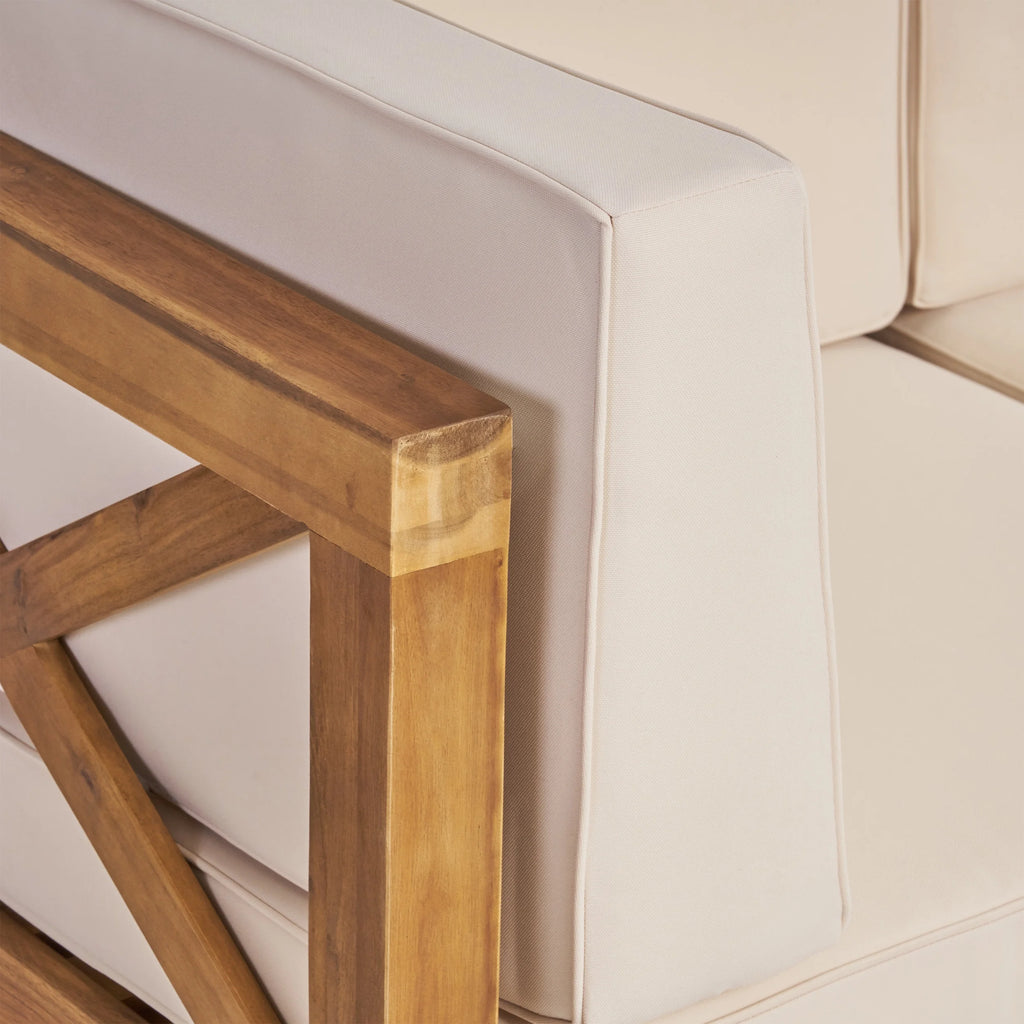 Outdoor Acacia Club Chairs