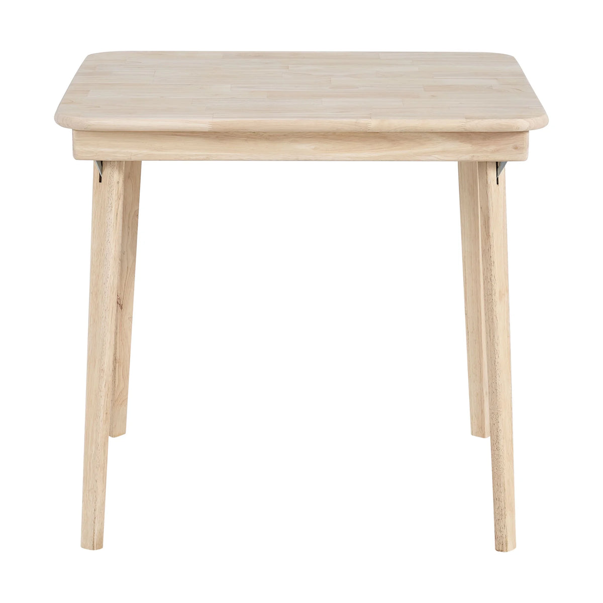 Stakmore Classic Straight Edge Solid Wood Folding Card Table, Unfinished
