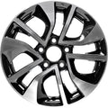 Remanufactured Machined and Painted Black Aluminum Wheel 16 x 6.5 42700TX9A91 fits 2013-2015 Honda Civic