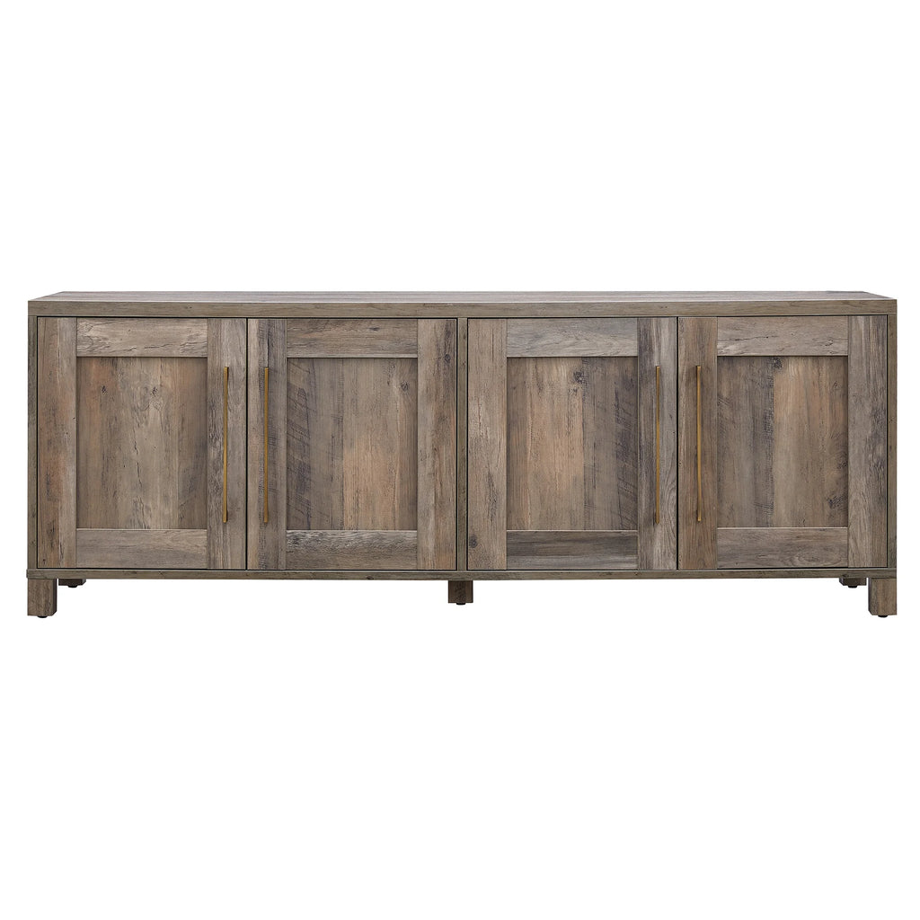 Evelyn&Zoe Chabot Rectangular TV Stand for TV's up to 75", Alder Brown
