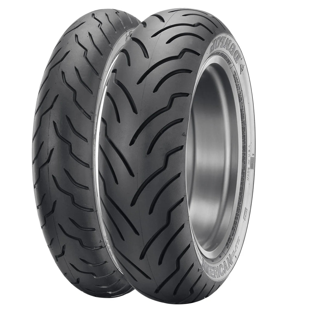 Dunlop American Elite Front Motorcycle Tire 130/80B-17 (65H) Black Wall