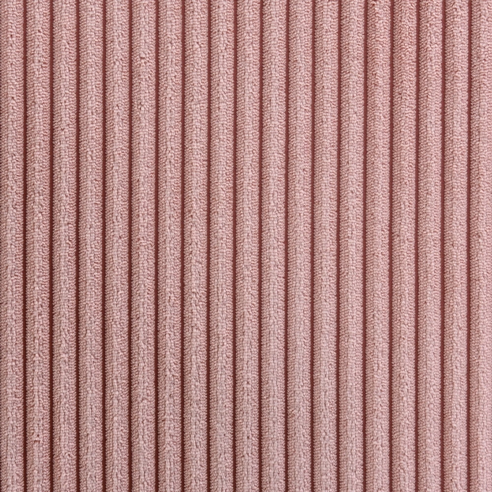Queen Size Corduroy Platform Bed with Wingback Headboard,Wood Corduroy Platform Bed with Metal Legs and Slats Support,Upholstered Bed Frame for Kids Adult Bedroom,No Box Spring Needed,Pink