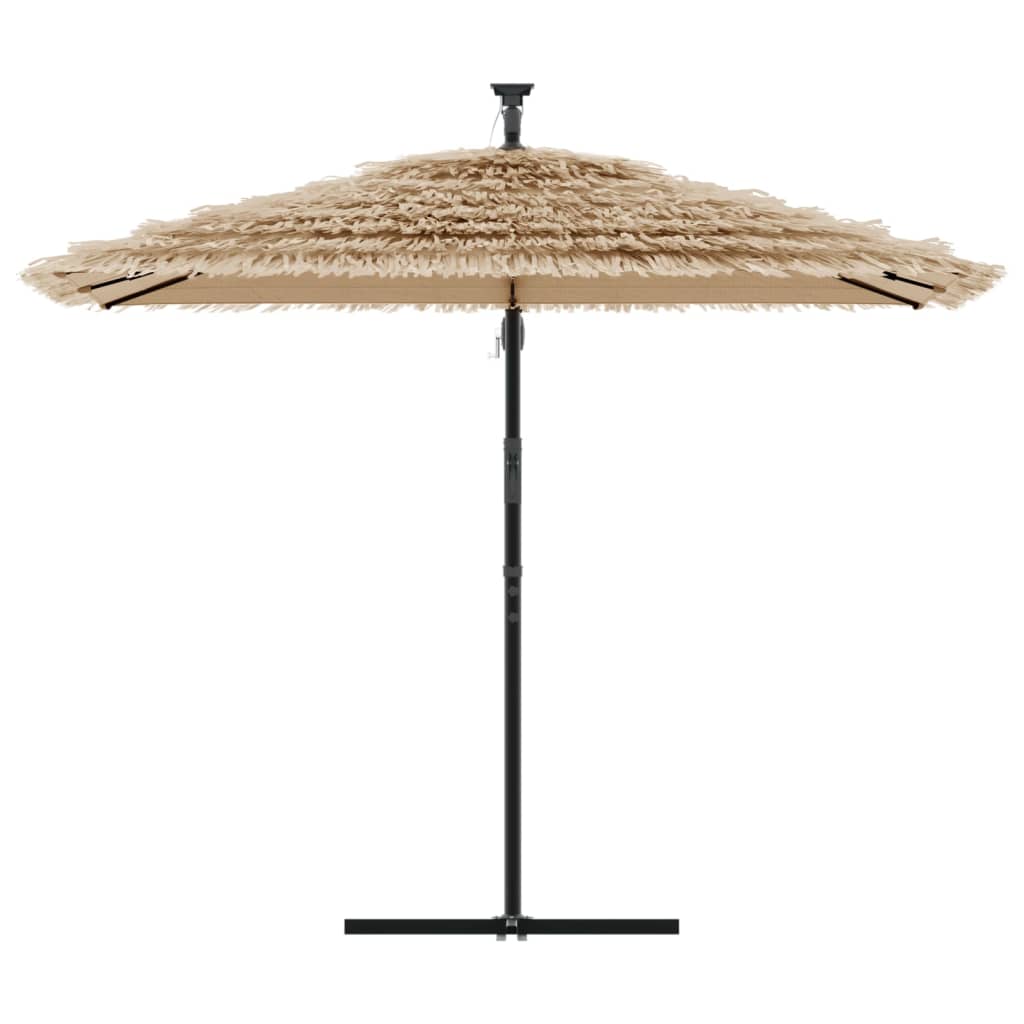 vidaXL Garden Parasol with Steel Pole Umbrella Sunshade Outdoor Patio Beach