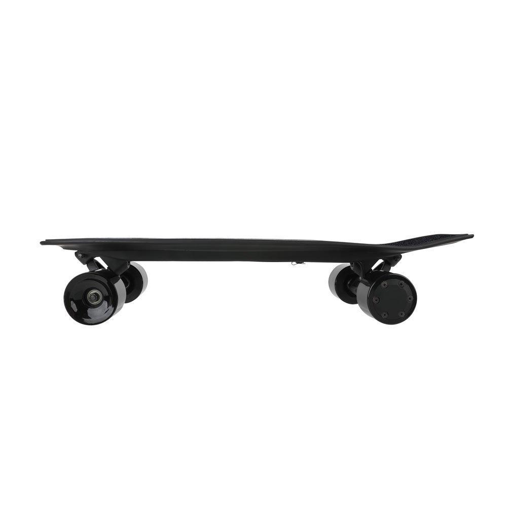 Voyager Neutrino Black Electric Standard Skateboard 72mm Wheels. with Bluetooth Remote for Kids
