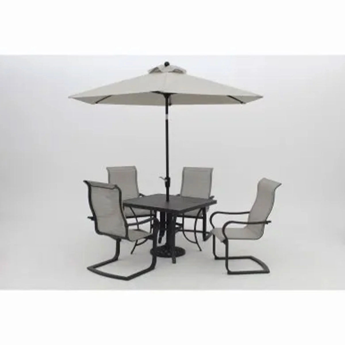 Four Seasons Courtyard Palermo Market Patio Umbrella with Push Button Tilt