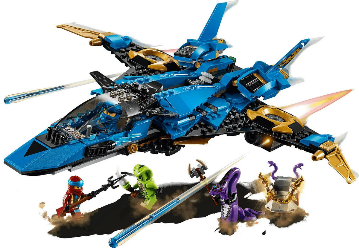 LEGO Ninjago Jay-s Storm Fighter 70668 Building Set (490 Pieces)