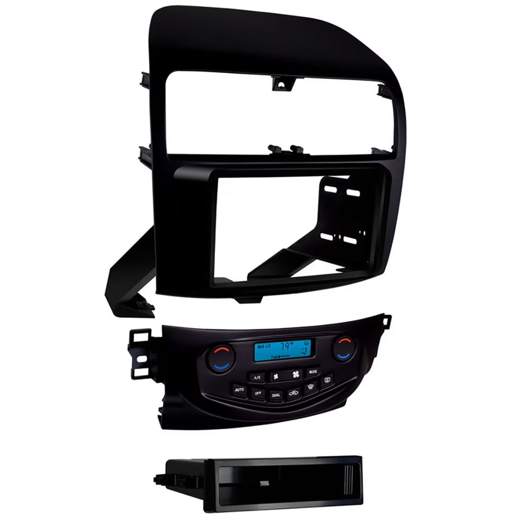 Metra Acura TSX 2004-2008 Dash Install Kit, Single DIN/Double DIN, Matte Black