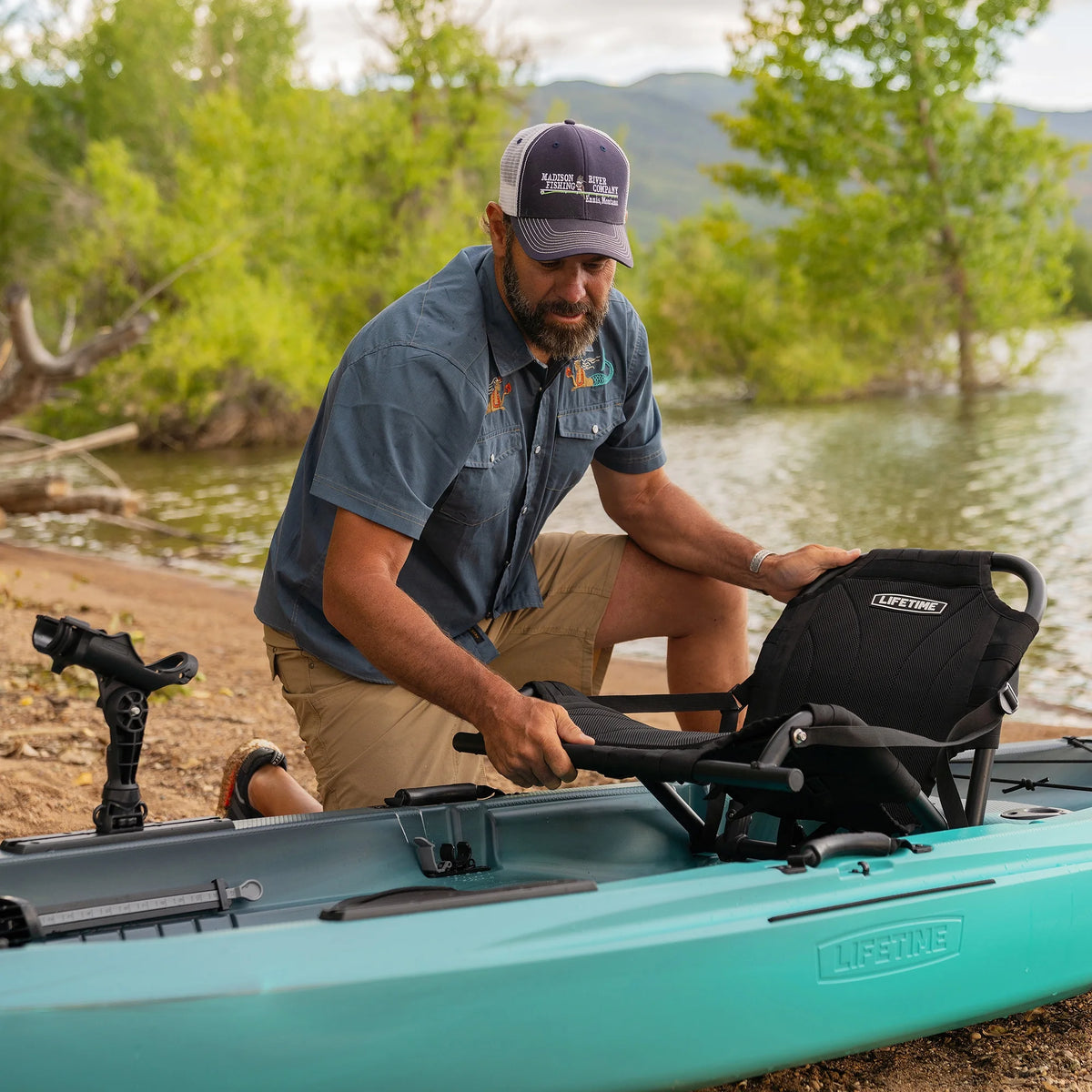 Lifetime Tamarack Pro 123 inch Sit-on-Top Kayak, Eclipse Fusion (91058)