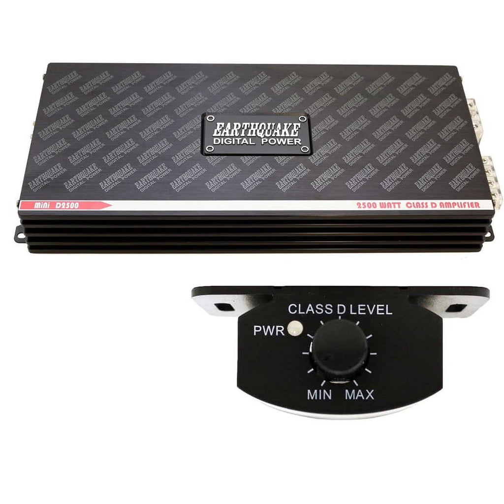 Earthquake Sound Mini D2500 2nd Gen Mono Block Class D 2500 Watts Car Amplifier