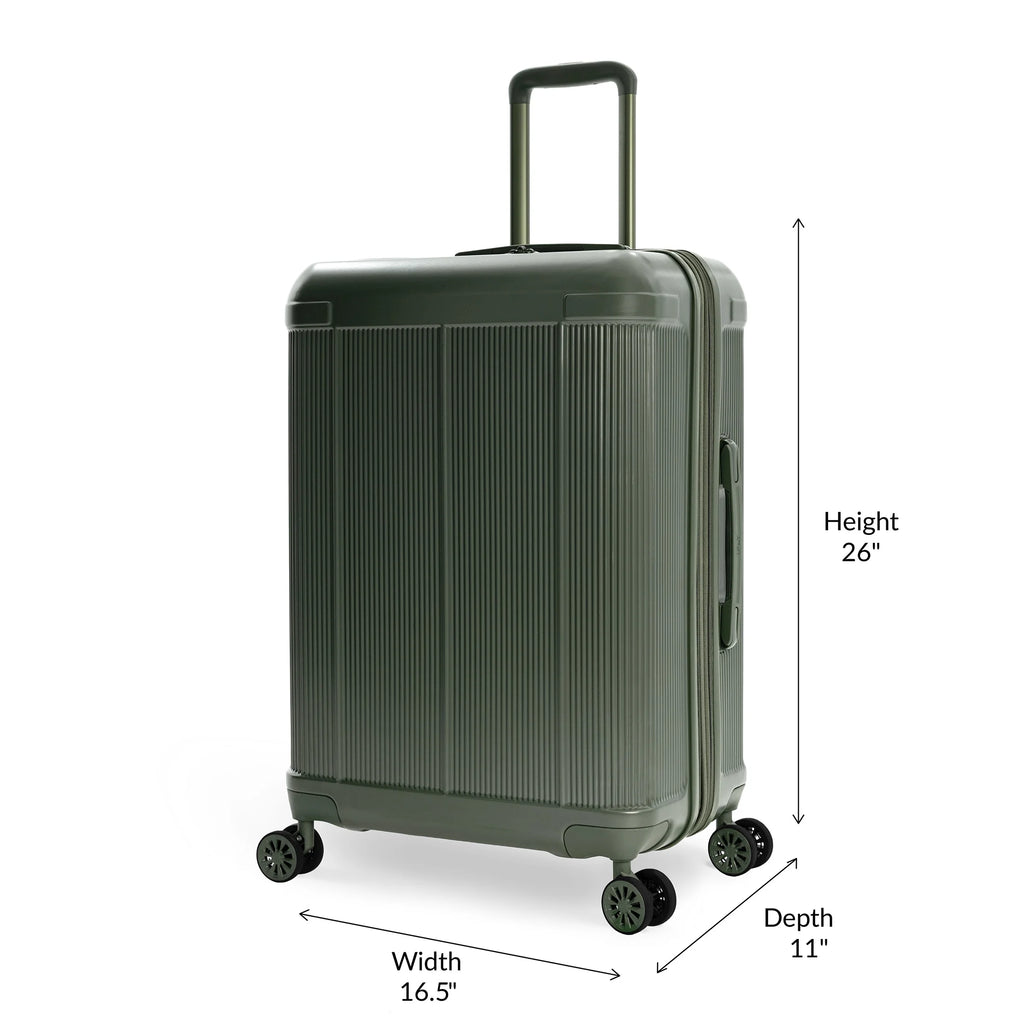 iFLY Hardside Rise 28" Large Checked Luggage, Sand