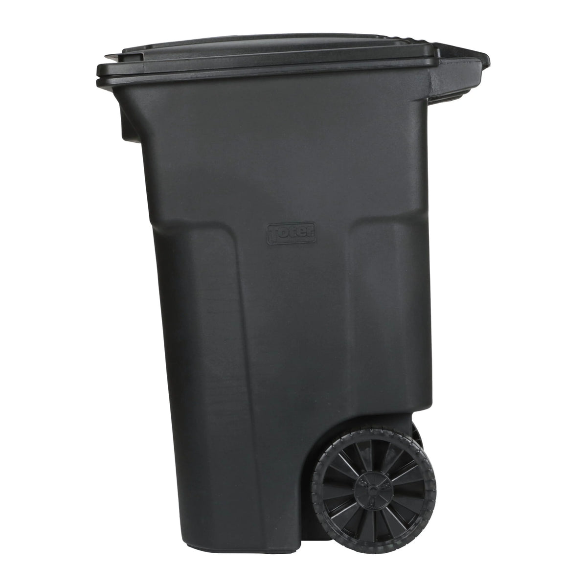 Toter Trash Can Graystone with Wheels and Lid, 64 Gallon