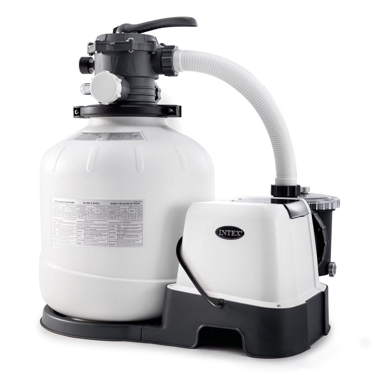 Intex 26661EG Krystal Clear Pool Small and Sleek Saltwater System, 110-120V