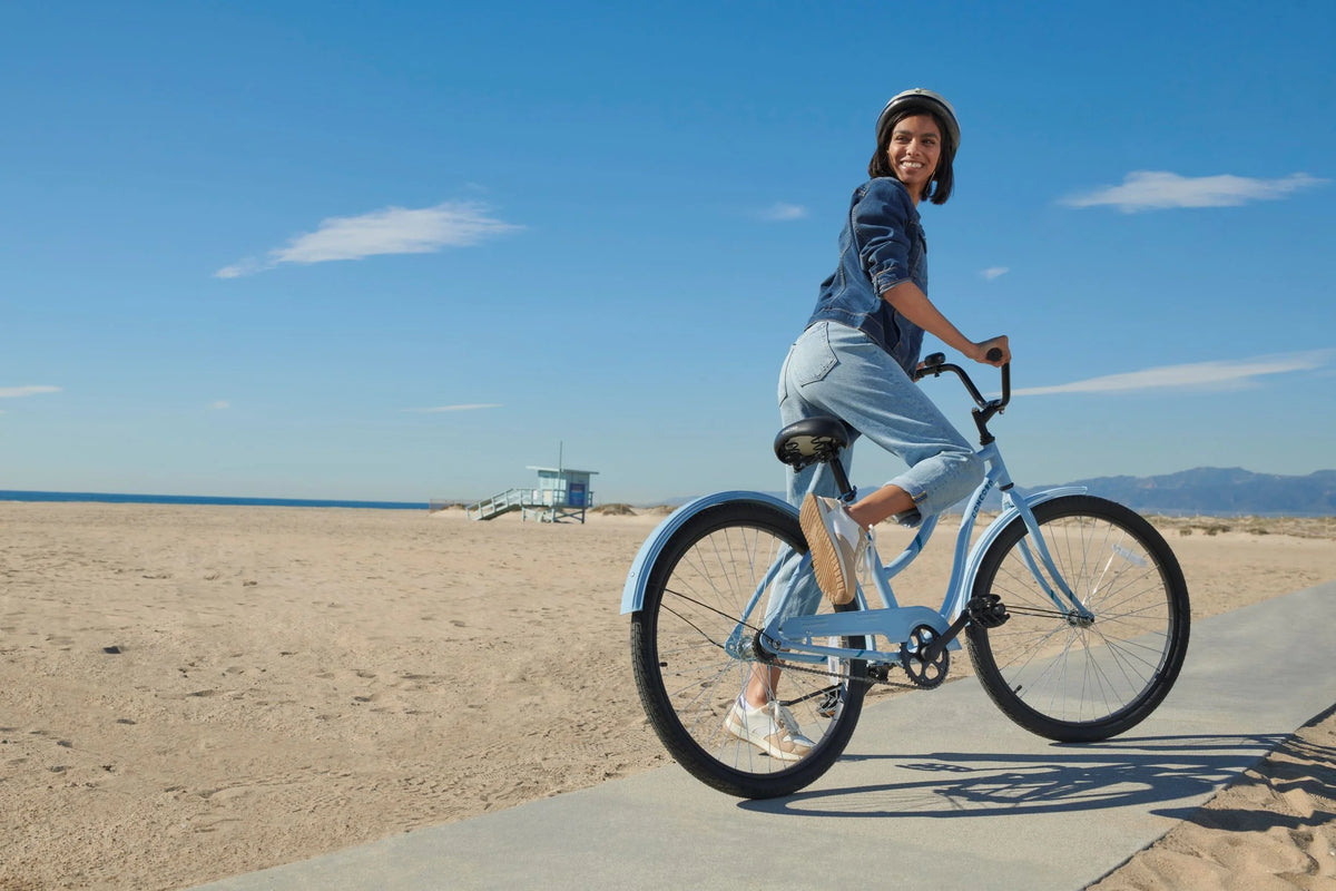 26" Concord Pacifica Cruiser Bicycle, Fits Riders 5'2" - 5'10"+, Adult, Unisex, Light Blue