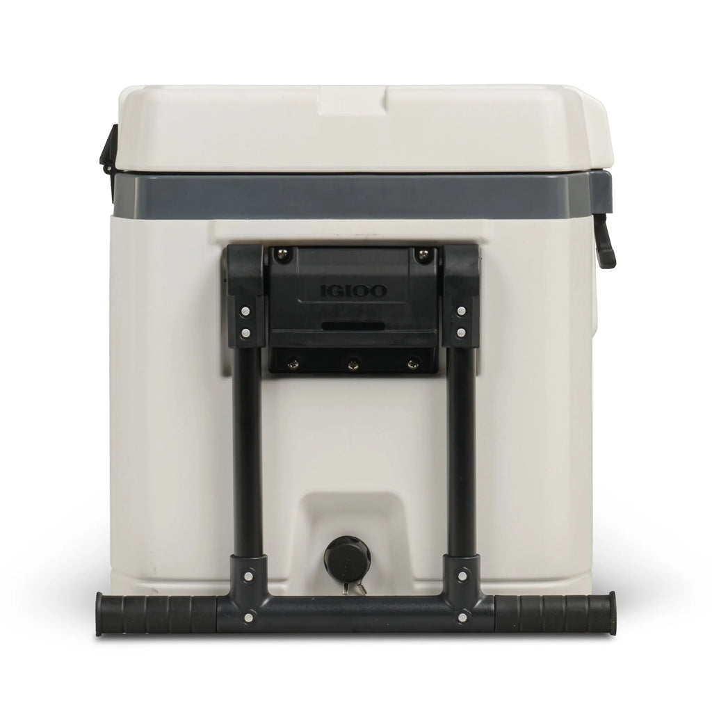 Igloo 72 QT Overland Ice Chest Cooler with Wheels, White