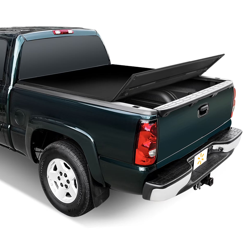Auto Drive Soft Tri Fold Truck Bed Tonneau Cover Fits 04-13 Silverado/Sierra 1500 5.75Ft Bed
