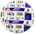 Romex 250 Roll 14-2 AWG Guage NM-B Indoor Electrical Copper Wire Cable w Ground cable