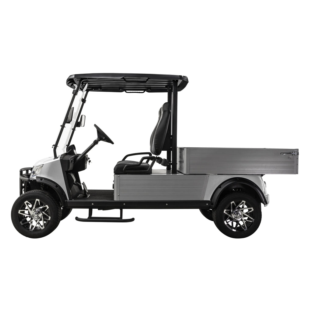 Massimo MVR Cargo Max Electric Utility Golf Cart 48V 5kW Motor - Blue