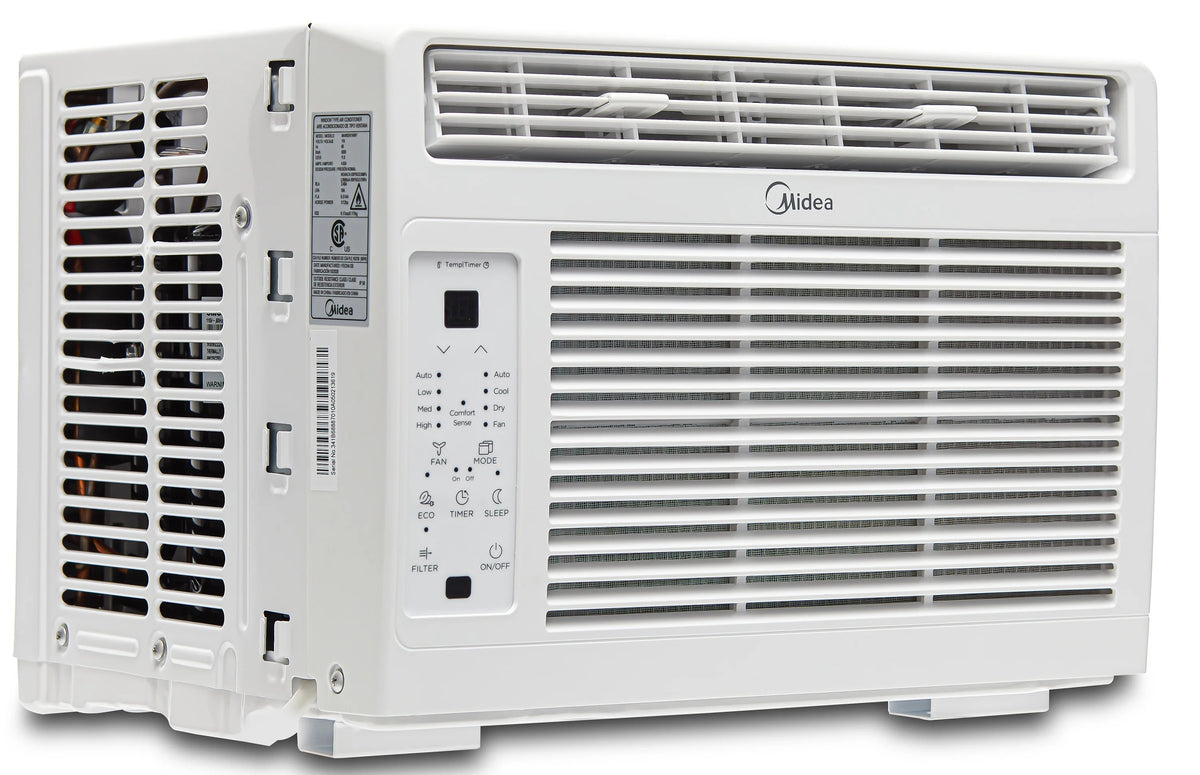 Midea 5,000 BTU Window Air Conditioner, 150 Sq. Ft., White, New