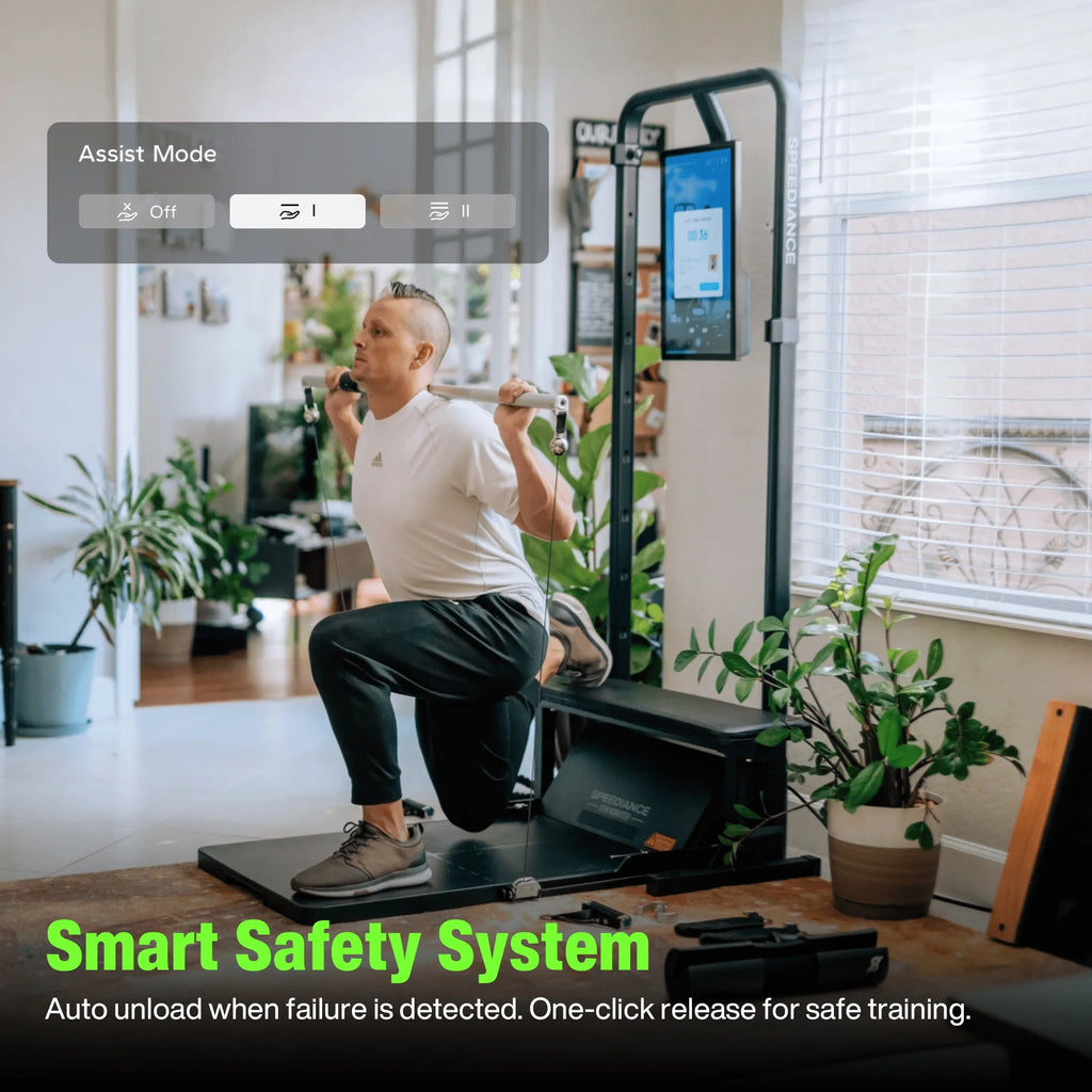 Speediance AI Smart Home Gym, All-in-One Digital Weight Workout Machine for Squat, Strength, Cardio, HIIT