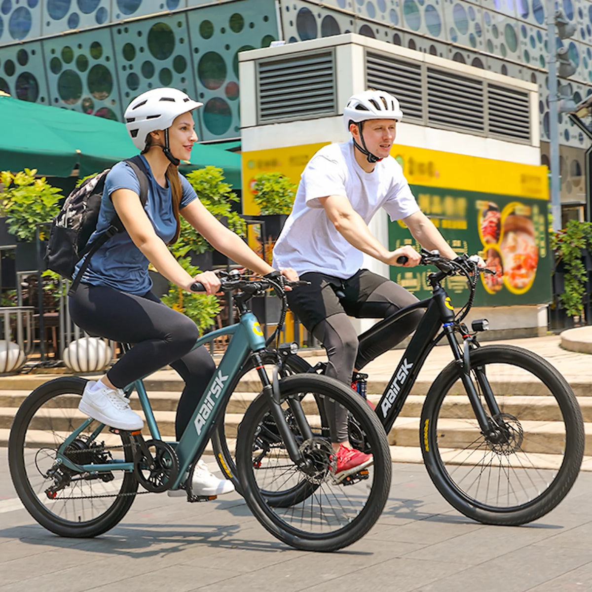 Unibike 24"Electric Bike for Adults, 400W Ebike with 36V 10AH Battery, 40Miles Long Range, Shimano 7-Speed Electric Bicycle, Blue