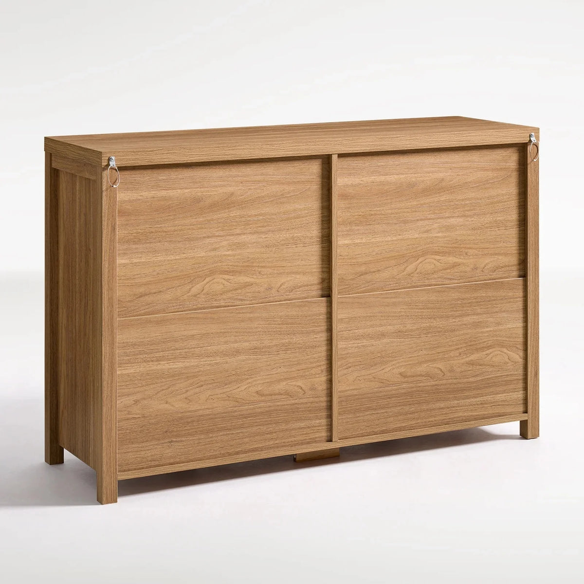 ARKANTOS Wooden 6 Drawer Double Dressers, Wide Chests of Drawers for Bedroom, Natural Oak