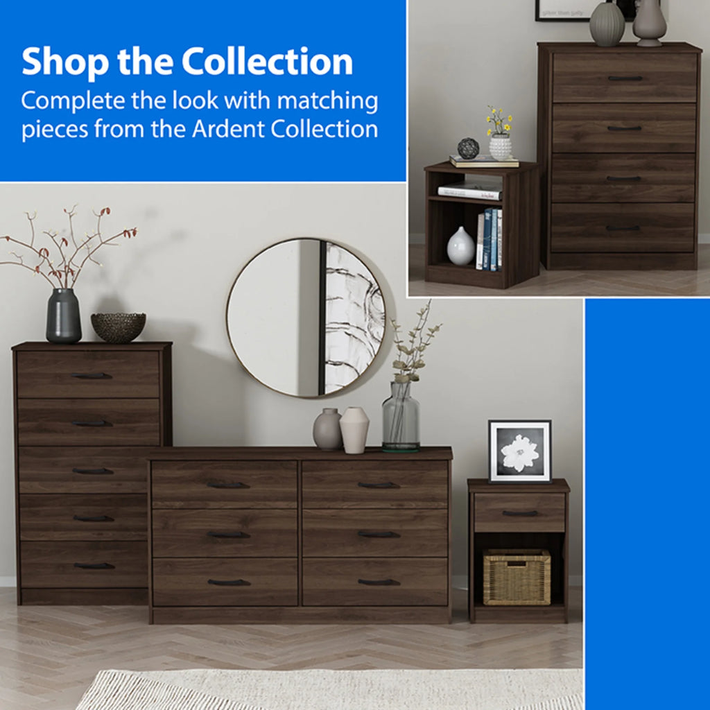 Mainstays Ardent 5 Drawer Dresser, Black