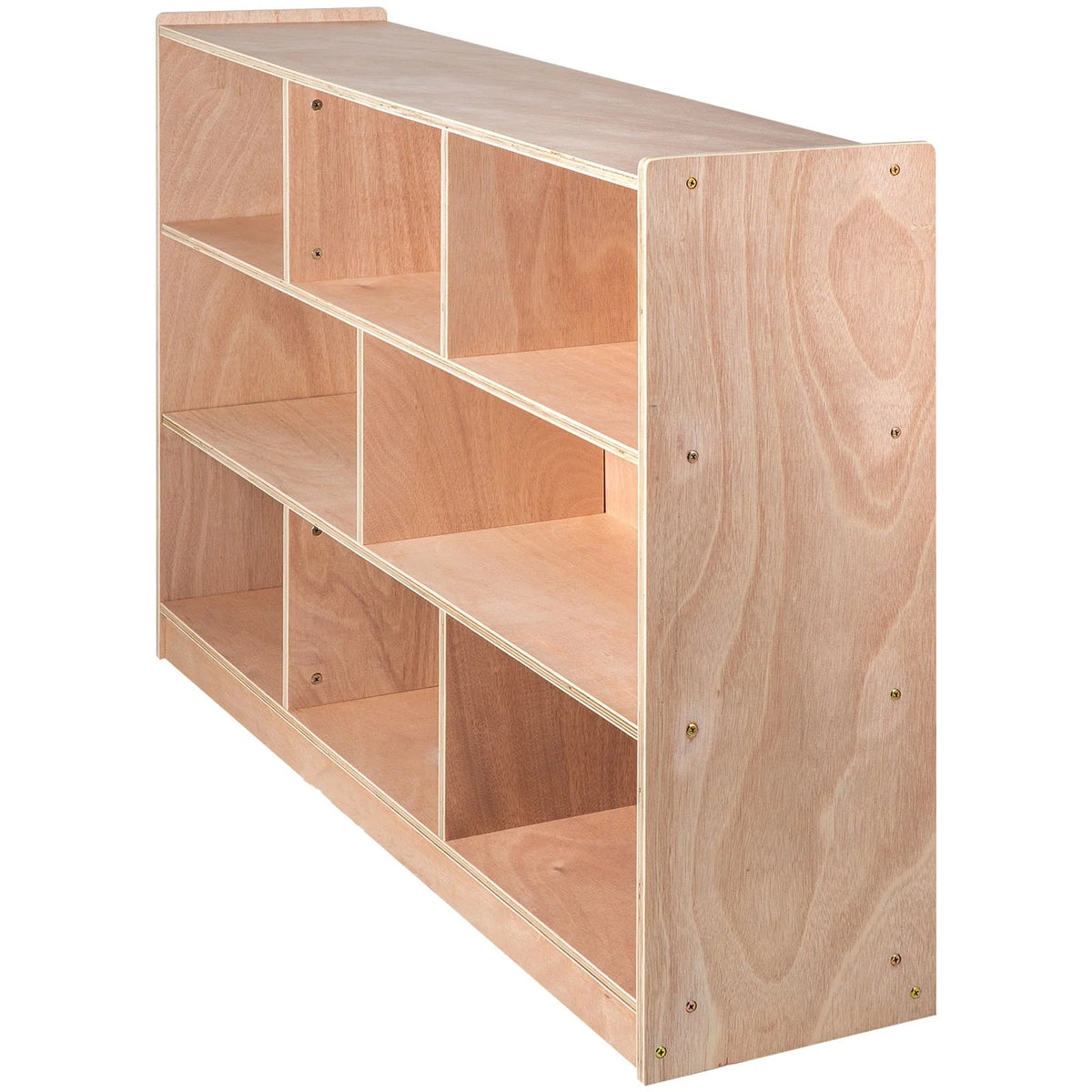 BENTISM Classroom Storage Cabinet Preschool Storage Shelves Wooden 8 Grids Toys Books