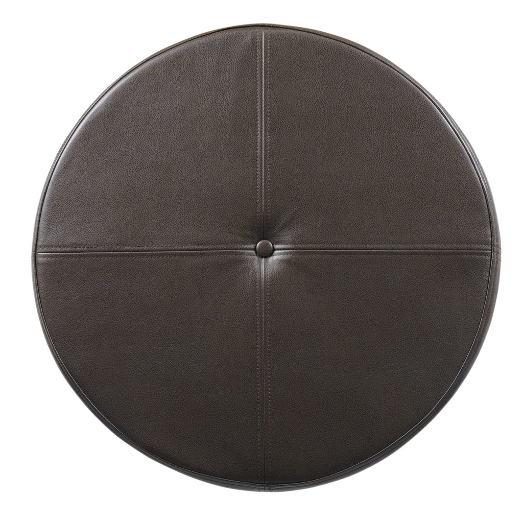 HomePop Large Leatherette Storage Ottoman, Multiple Colors