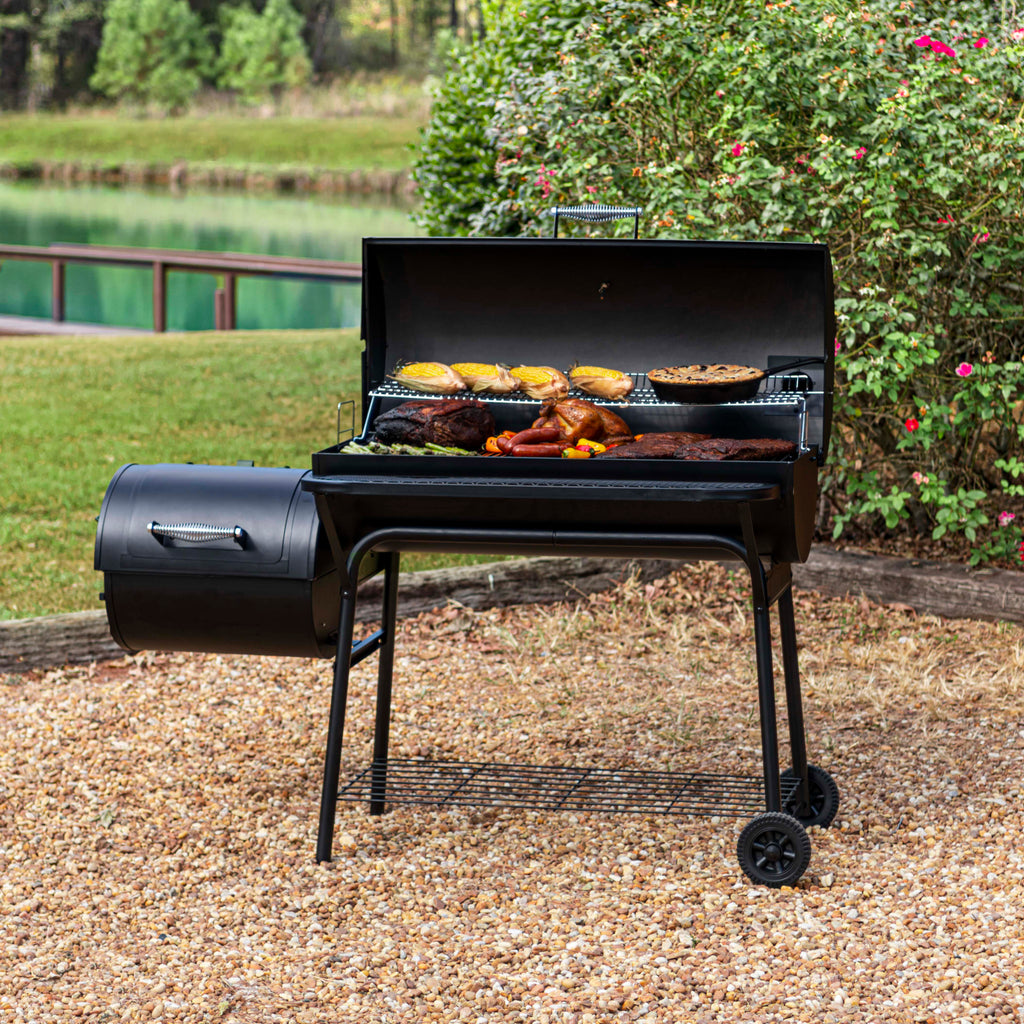 Gourmet by Char-Broil 1280 sq in Offset Charcoal Smoker