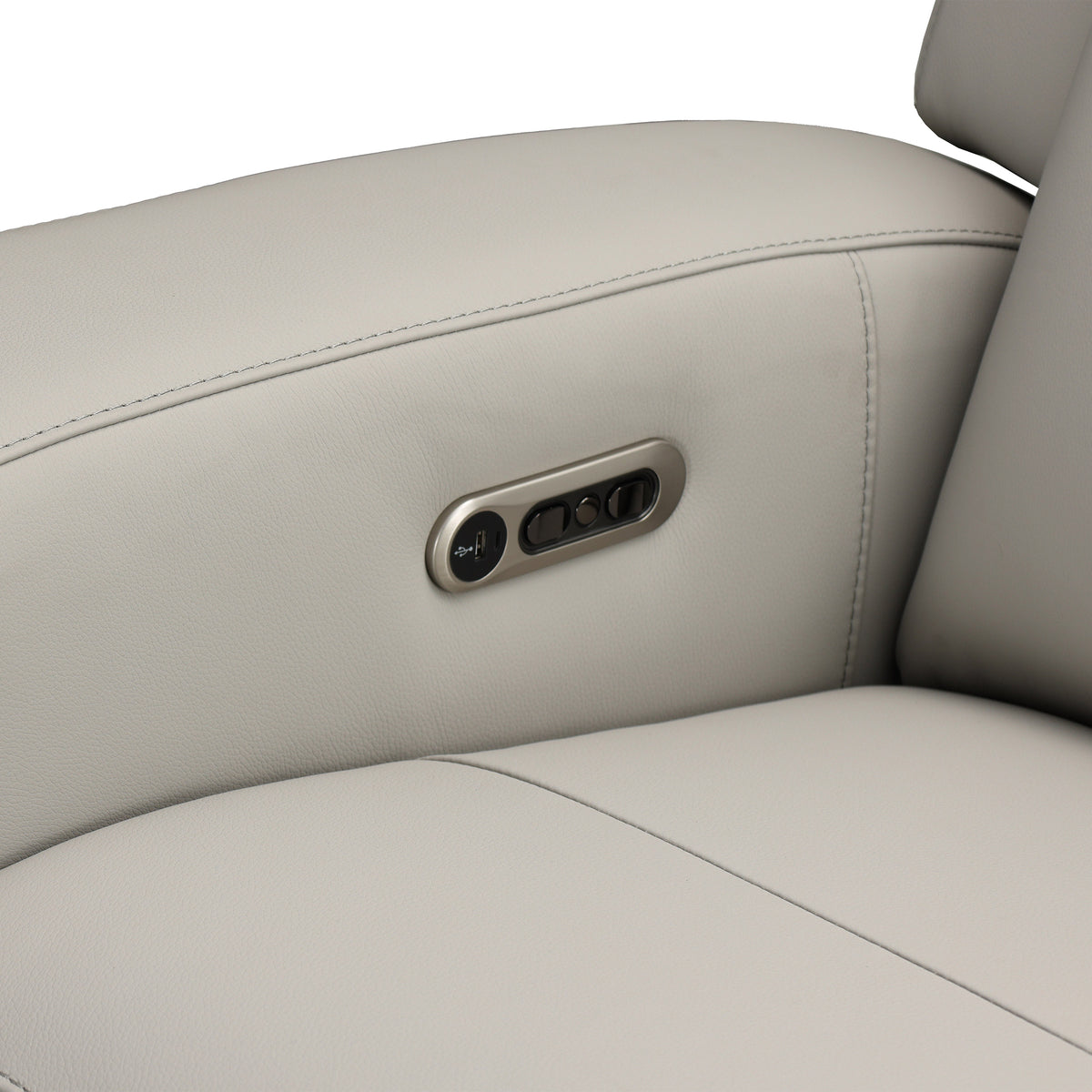 Wren Zero Gravity Power Leather Recliner with Power Headrest