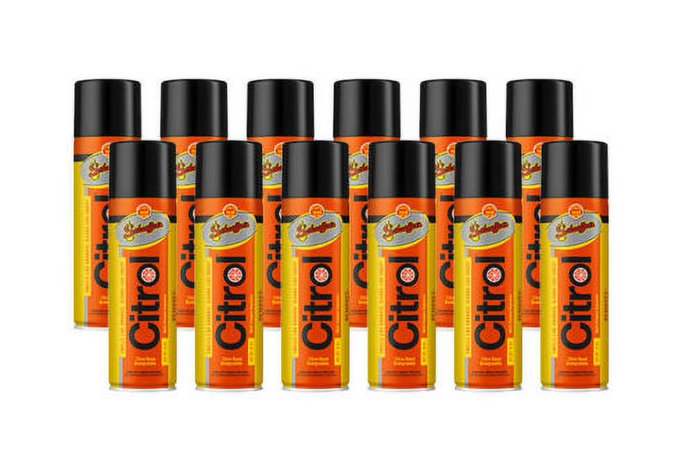 Schaeffer's Citrol 266 Aerosol Multi-purpose Degreaser/Cleaner Citrus 12 Cans