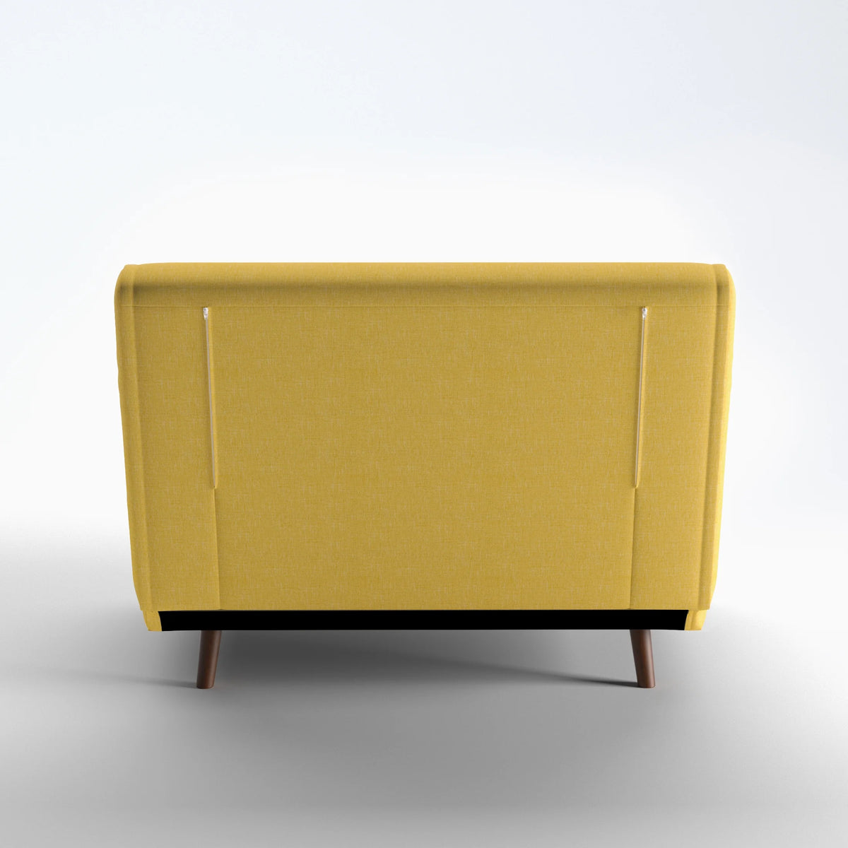 A&D Home Haru 40" Convertible Futon Chair, Linen Beige